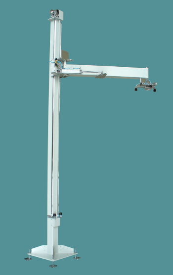 Column slip sheet dispenser 0-90 pneumatic rotation of the arm