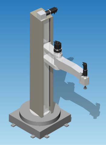 Robot modelo SCARA RC con columna giratoria, tamao mediano