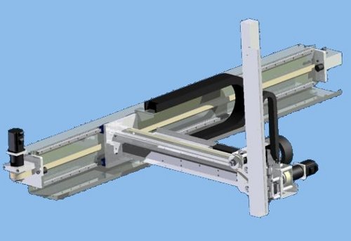 Robot industriale cartesiano a 3 assi serie CS taglia leggera asse X a terra trasmissione a cinghia