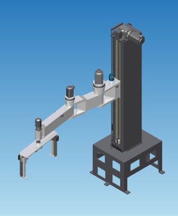 SCARA DA heavy palletiser with double arm 120kg payload