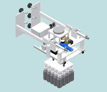 Combined robot gripper for palletizing and boxing