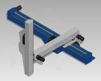 Robot cartsien srie CD pour l'asservissement des presses  injection.